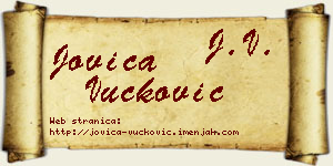 Jovica Vučković vizit kartica